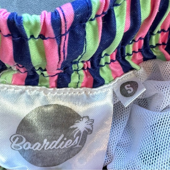 Boardies Striped Pink, Navy, Green Swim Trunks, Men’s Small - Picture 6 of 12